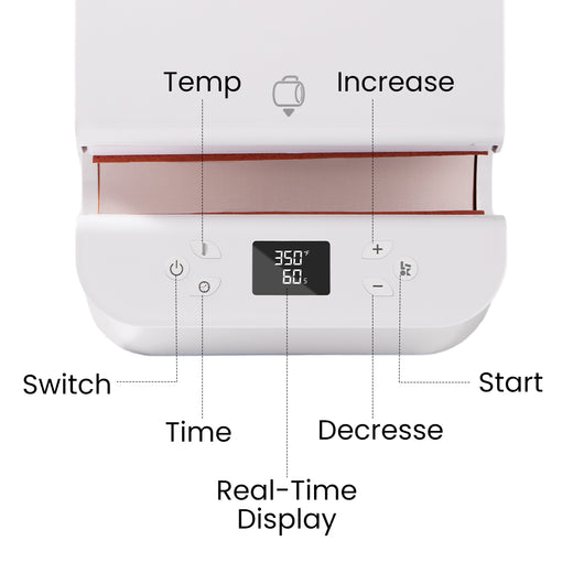 [Machine bundle]HTVRONT/LOKLiK Auto Tumbler Heat Press Machine+Button Maker Machine 58mm+Free 110pcs Button Supplies