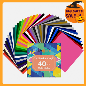 Adhesive Vinyl Bundle - 12"x12" 40 pack (29 Assorted colors)