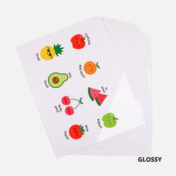 Sublimation Waterproof Sticker Paper Glossy - 20 Pcs