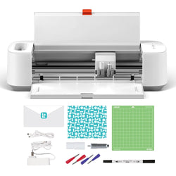 [Essential Bundle] HTVRONT Auto Heat Press Machine 15" x 15" + Loklik Crafter™ Cutting Machine + Materials Bundle