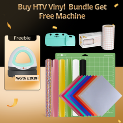 Adhevise Vinyl Starter Kit Bundle - 9 Sheets + 6 Rolls Adhesive Vinyl + 1 roll Transfer Tape + Tools