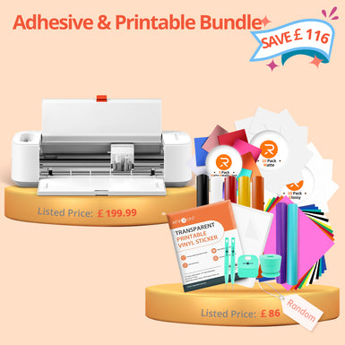 [Adhesive & Printable Bundle] LOKLiK Crafter™ Cutting Machine + Adhesive & Printable Bundle ≥￡86