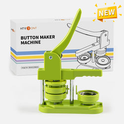 [Halloween Deal]Button Maker Machine 58mm with Free 110pcs Button Supplies - No Need to Install Pin Maker