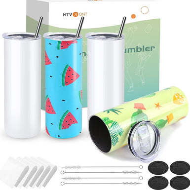 [New Customers Exclusive]Auto Tumbler Heat Press Machine+New Customers Bundle(Sublimation Paper*30+Sublimation Tumbler 20oz*4+Glass Blanks 16oz*4+HTV*10+Sublimation HTV*5+Sticker Paper*10+ Permanent Vinyl*14≥￡110)