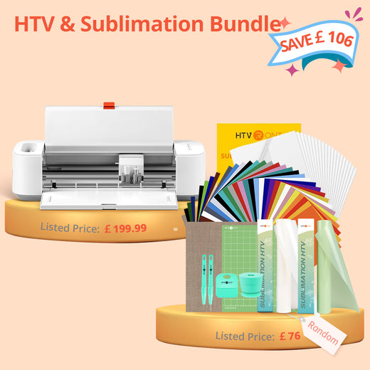 [HTV & Sublimation Bundle] LOKLiK Crafter™ Cutting Machine + HTV & Sublimation Bundle ≥￡76