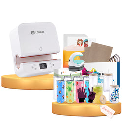 [Premium Bundle]Auto Tumbler Heat Press Machine 230V+Premium Bundle(Sublimation Paper*150 +Sublimation Tumbler 20oz*8 +Sublimation Glass 16oz*4 +Sublimation Mugs 11oz*12 Or Mini2 Heat Press Machine+Sticker Paper*15+Tools)