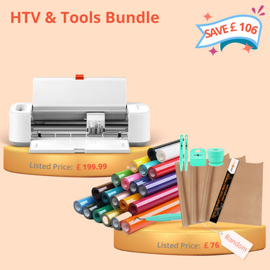 [HTV & Tools Bundle] LOKLiK Crafter™ Cutting Machine + HTV & Tools Bundle ≥￡76