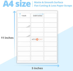 Address Labels 30 Sheets - 8.5x11in  900 Labels