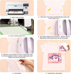 [Halloween Sublimation Kit] 200 Sheets Sublimation Paper & Sublimation HTV & Sticker Paper Bundle