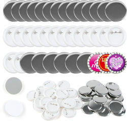 [Buy Button Parts get Free Button Maker Machine]HTVRONT Blank Button Making Supplies Bundle(1640pcs 58mm/2.25 inch for Button Maker Machine 58mm)