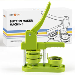 [Halloween Deal]Button Maker Machine 58mm with Free 110pcs Button Supplies - No Need to Install Pin Maker