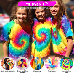 Tie Dye Kit - 32 Vibrant Colors Pre-Filled Bottles [Clearance]