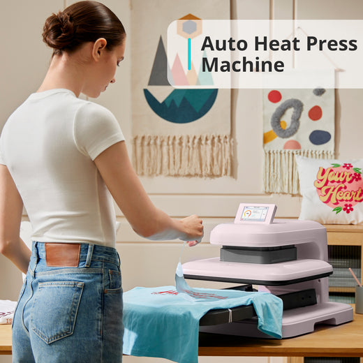 LOKLiK Auto2 Heat Press Machine - Smart 230V,Your Smartest Solution of Heat Transferring.For DTF,HTV,Sublimation,PUFF.For DIY T shirt,hat,jacket,pillow,ceramic,hoodie, and more