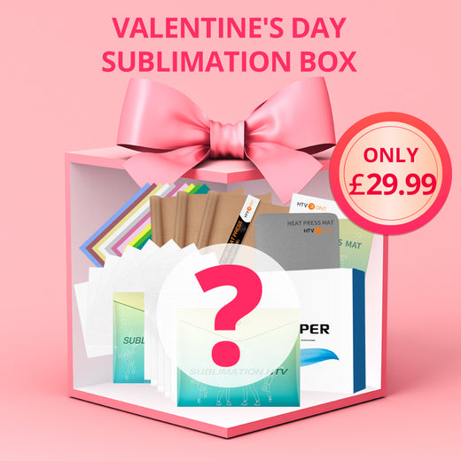 VALENTINE'S DAY SUBLIMATION BOX（Sublimation Paper & HTV  Random Material）