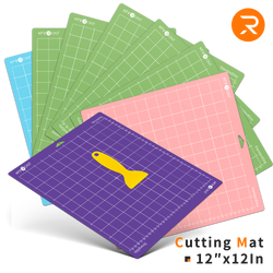 Cutting Mat Bundle - 12"x12" 8 Pack (4 Assorted Colors)