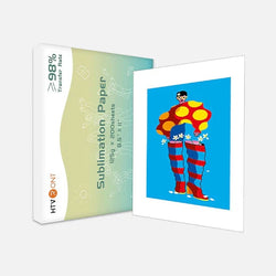 [Halloween Sublimation Kit] 200 Sheets Sublimation Paper & Sublimation HTV & Sticker Paper Bundle