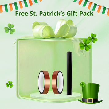 Free St. Patrick’s Gift Pack：1 Roll 5ft HTV & 2 Rolls Heat Tape