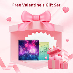 Free Valentine's Gift Set：10 Sheets Sublimation HTV & 1 Sheet Galaxy HTV