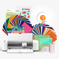 [Halloween Sale] Loklik Crafter™ Cutting Machine & All-in-one Bundle (Adhesive Vinyl, Transfer Tape, Printable Sticker Paper,  HTV,  Sublimation Paper, Weeding Tools)