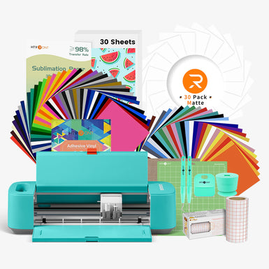 [Flash Deal] Loklik Crafter™ Cutting Machine & All-in-one Bundle (Adhesive Vinyl, Transfer Tape, Printable Sticker Paper,  HTV,  Sublimation Paper, Weeding Tools)