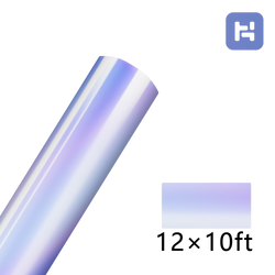 Holographic Adhesive Vinyl Roll - 12"x10 Ft (8 Colors) [Special]