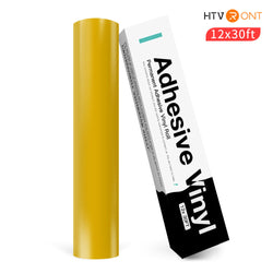 Permanent Adhesive Vinyl Roll - 12"x30 Ft Yellow