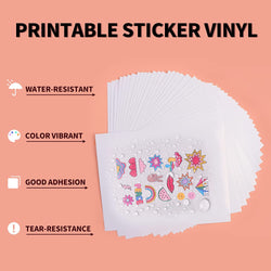 Matte Printable Vinyl Bundle - 8.5"x11" 25 sheets [Special]