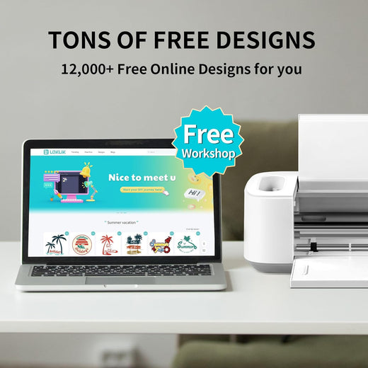 [Buy Machine Get Free Machine]  LOKLiK Crafter™ Cutting Machine+Free T shirt Heat Press Machine-10“x10”