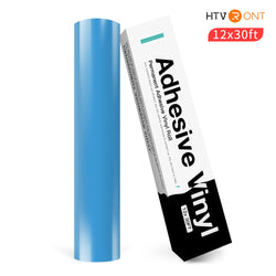 Permanent Adhesive Vinyl Roll - 12"x30 Ft Light Blue