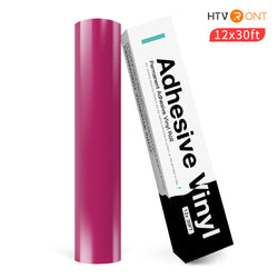 Permanent Adhesive Vinyl Roll - 12"x30 Ft Fuchsia