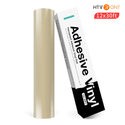 Permanent Adhesive Vinyl Roll - 12"x30 Ft Beige