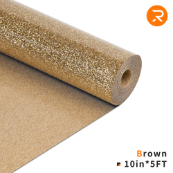 Glitter Heat Transfer Vinyl Roll - 10"x5 Ft Brown