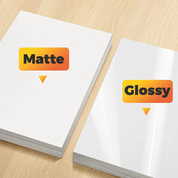 Matte Printable Vinyl Sticker Paper 100 Sheets Waterproof  - 8.5"X 11"