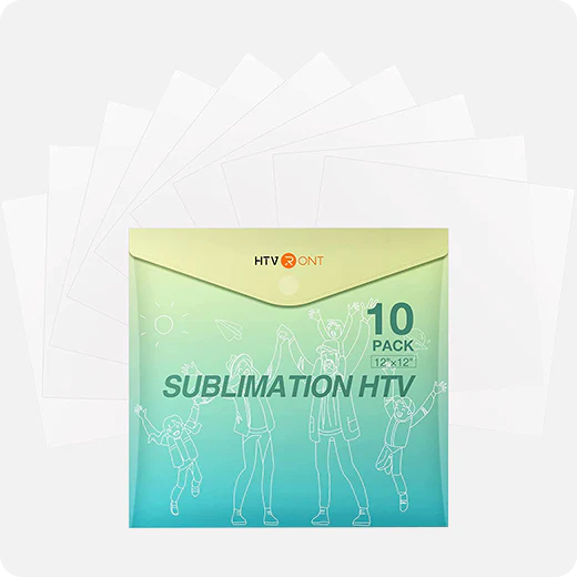 Clear HTV Vinyl for Sublimation | Clear Viny 12 x 10ft Glossy