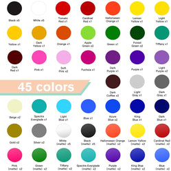 Adhesive Vinyl Bundle - 12"x12" 80 pack (45 Assorted colors)