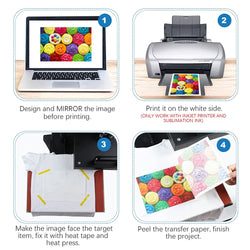 Sublimation Paper - 8.5"x14" 150 Sheets