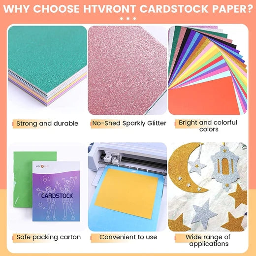 Colored Cardstock Paper - 8.5