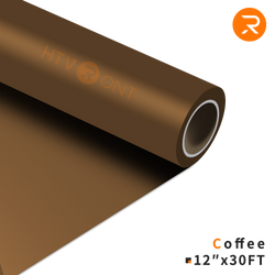 Heat Transfer Vinyl Roll - 12"x30 Ft Coffee