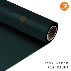 Heat Transfer Vinyl Roll - 12"x30 Ft Dark Green