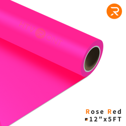 Heat Transfer Vinyl Roll - 12"x5 Ft Rose Red