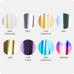 Soft Metallic Heat Transfer Vinyl Roll - 12"x 5 Ft (8 Colors) [Clearance]