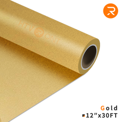 Heat Transfer Vinyl Roll - 12"x30 Ft  Gold