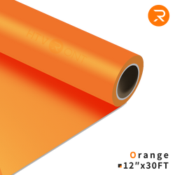 Heat Transfer Vinyl Roll - 12"x30 Ft Orange