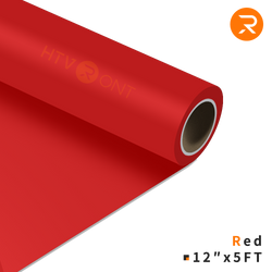 Heat Transfer Vinyl Roll - 12"x5 Ft Red