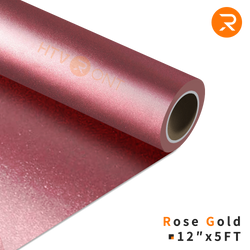 Heat Transfer Vinyl Roll - 12"x5 Ft Rose Gold